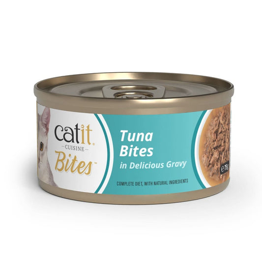 Comida húmeda para gatos Bites de atún Cuisine 75 g Catit