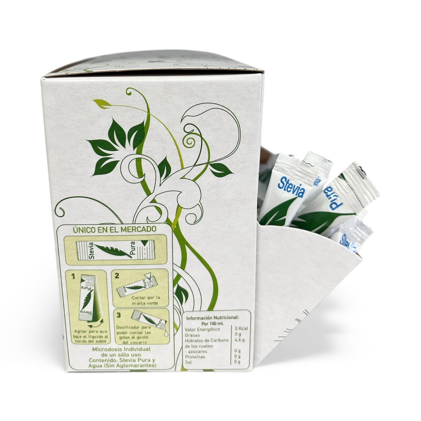 Stevia Líquida Pura Galnaec Silver – Caja 150 Monodosis_1