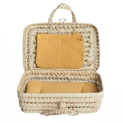 Maleta Mimbre Muñeca Bobble Mostaza_0