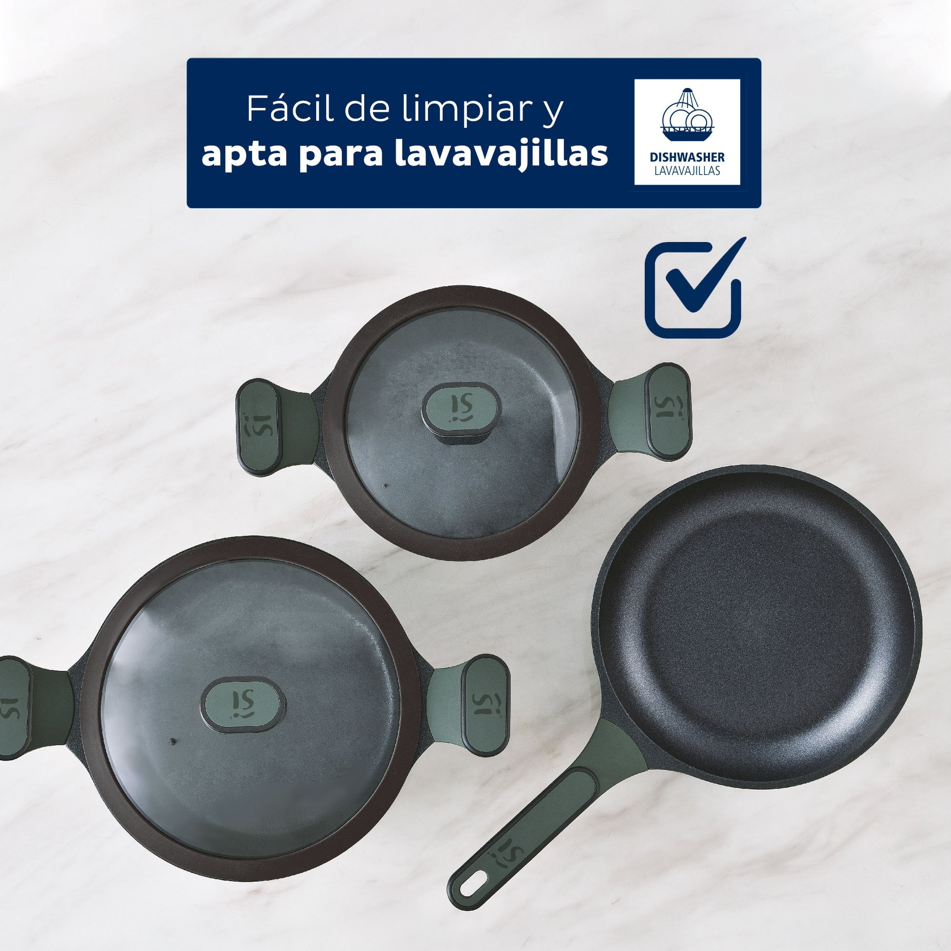 Set 5pcs Bateria De Cocina Aluminio Fundido Ind_4