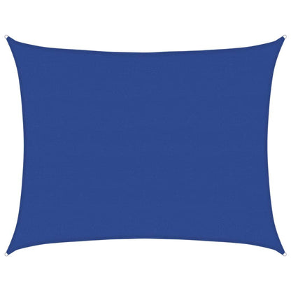 Vidaxl Toldo De Vela Rectangular Hdpe Azul 160 G/m² 6x8 M_0