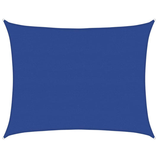 Vidaxl Toldo De Vela Rectangular Hdpe Azul 160 G/m² 6x8 M_0