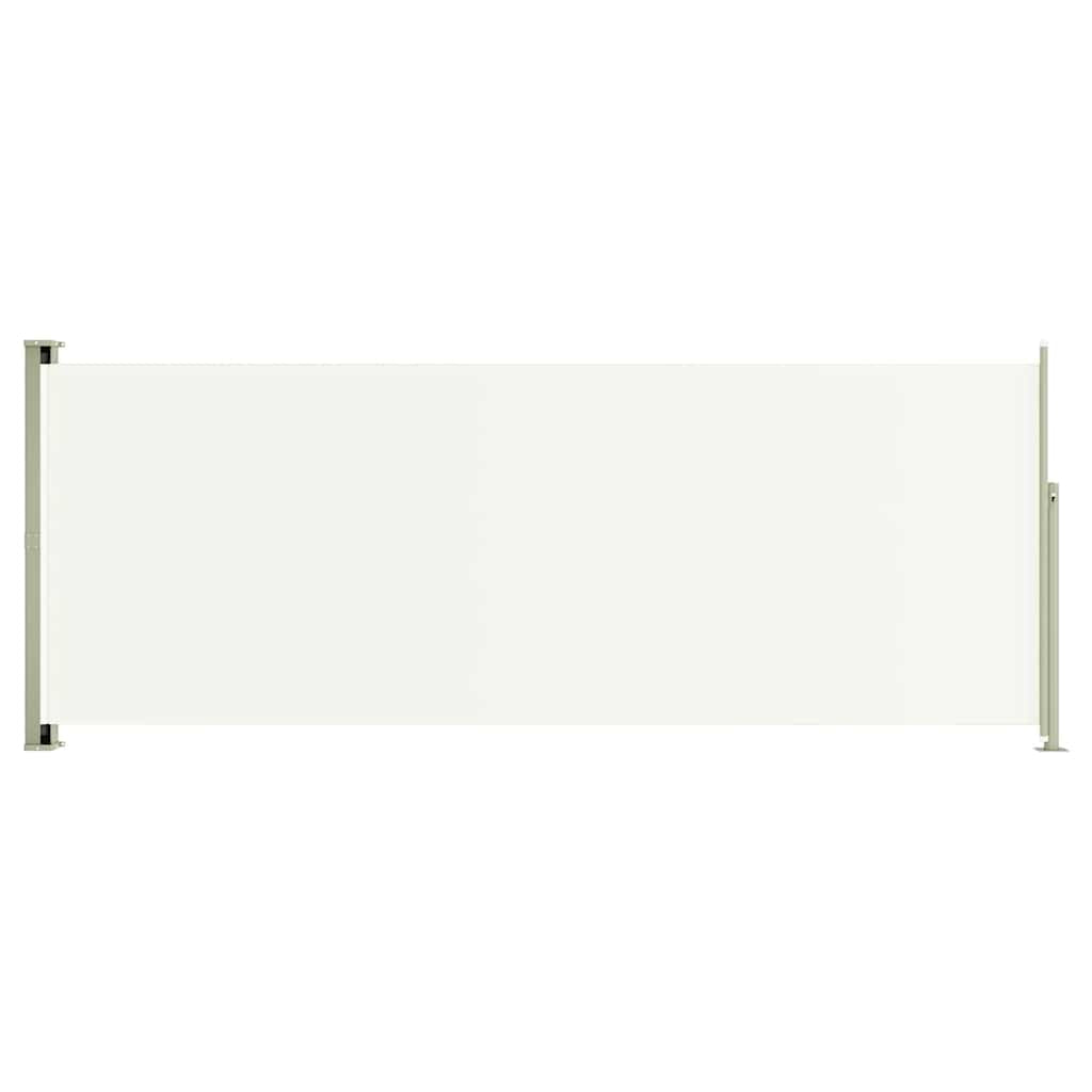Vidaxl Toldo Lateral Retráctil De Jardín Crema 117x300 Cm_0