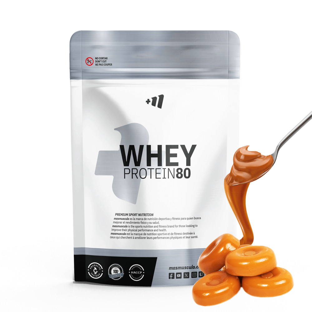 Whey Protein80 - 500g - Caramelo Cremoso - Aumenta La Masa Muscular - Masmusculo_0
