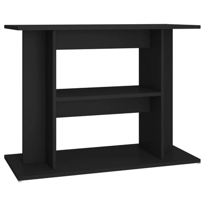 Vidaxl Soporte Para Acuario Madera De Ingeniería Negro 80x35x60 Cm_0