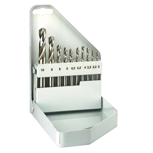 Estuche Brocas Alpen Cobalto Nirosta 10 Piezas_0