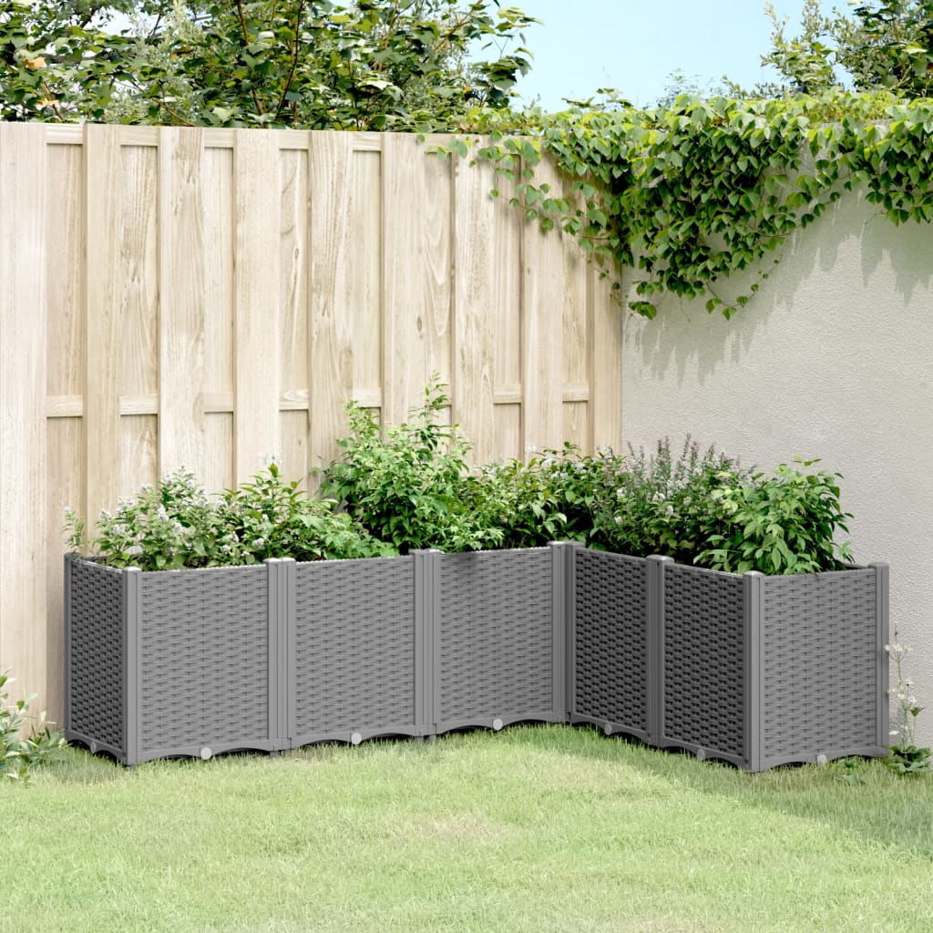 Jardinera Pp Gris Claro 160x120x53 Cm_1
