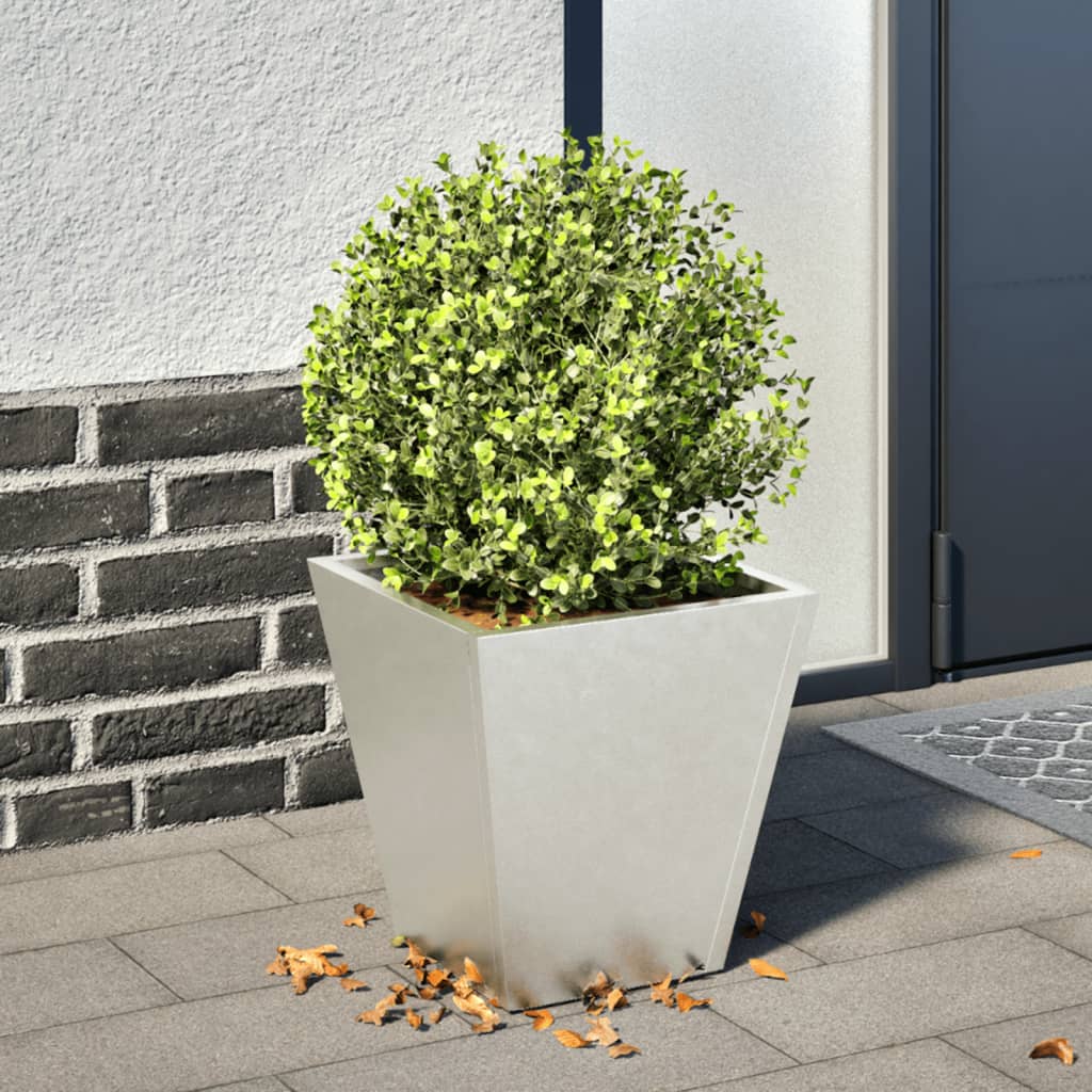 Jardinera Hexagonal De Acero Inoxidable 30x30x30 Cm_1