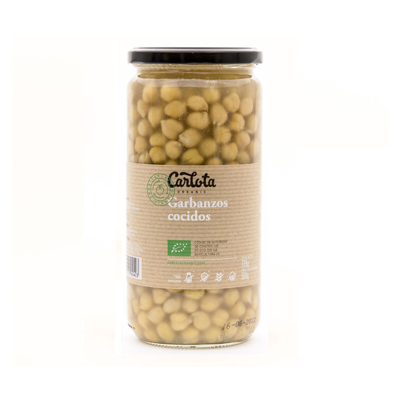 Grão de bico cozido Carlota 720 g