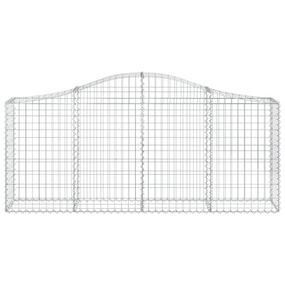 Cestas De Gaviones 50 Uds Forma De Arco Hierro 200x30x80/100 Cm_3