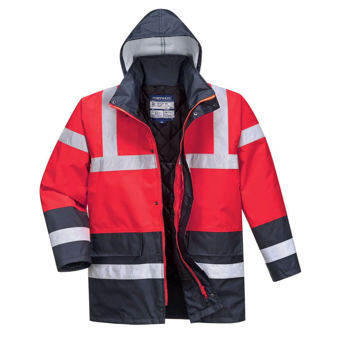 Parka De Alta Visibilidad Contrast Traffic / Xxxl / Amarillo-verde_0