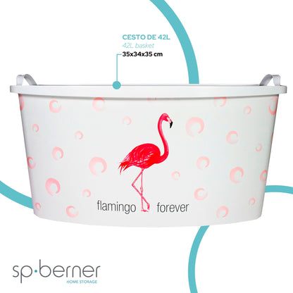 Life Story Cesto De Colada 42l Flamingo Forever_2