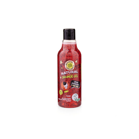 Gel de banho Skin Super Good com sementes de guaraná e manjericão biológico, Organic Shop 250ml