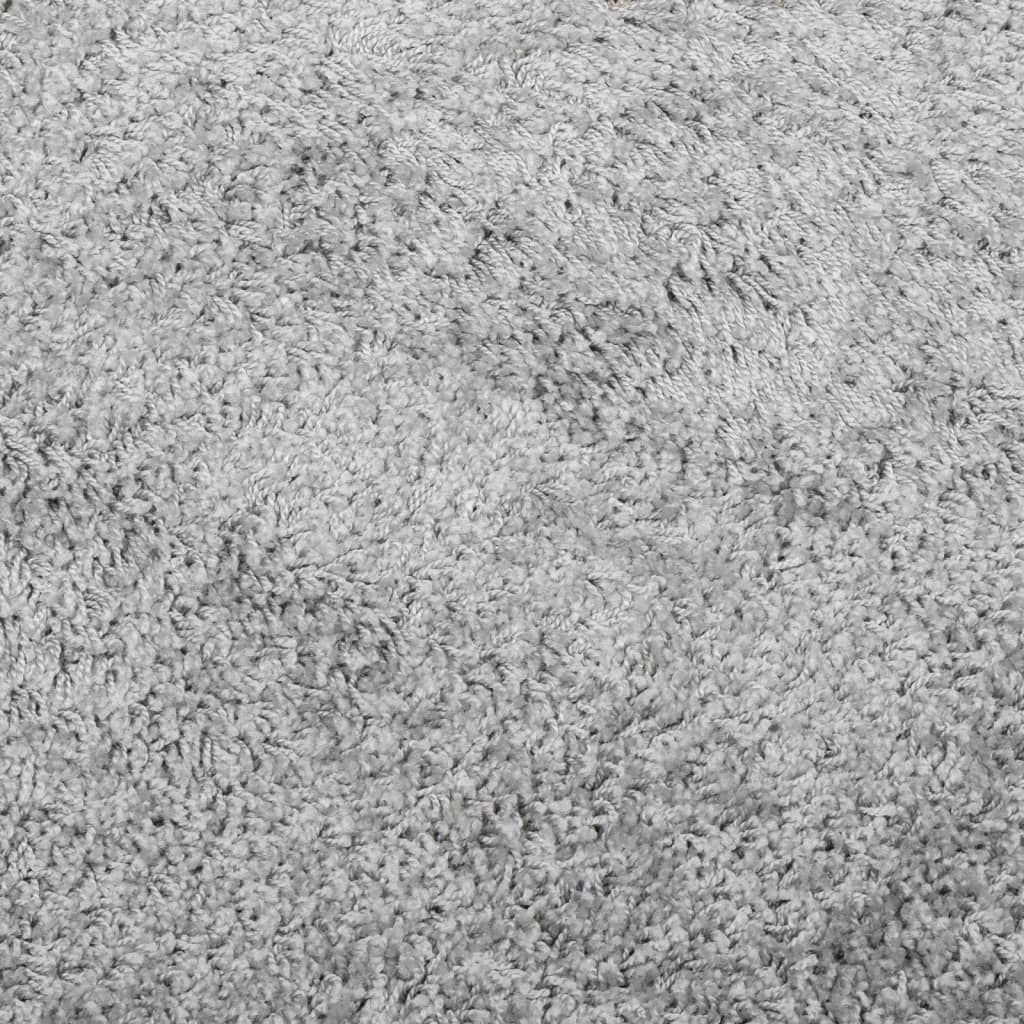 Alfombra Peluda De Pelo Largo Moderna Pamplona Beige Ø 120 Cm / Vetonek_4