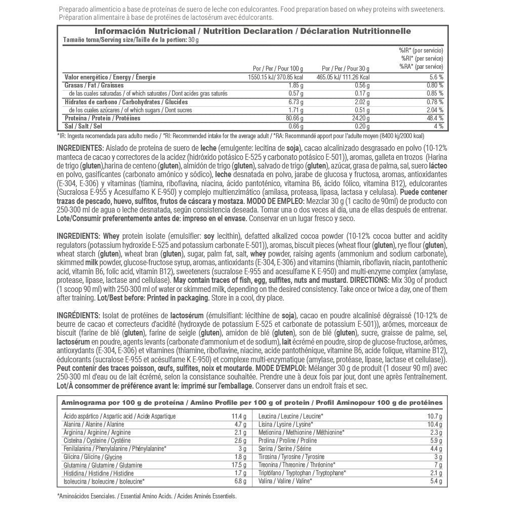 Isolate 90 Cfm - 1kg - Jurassic Choc - Aumenta La Masa Muscular - Masmusculo_5