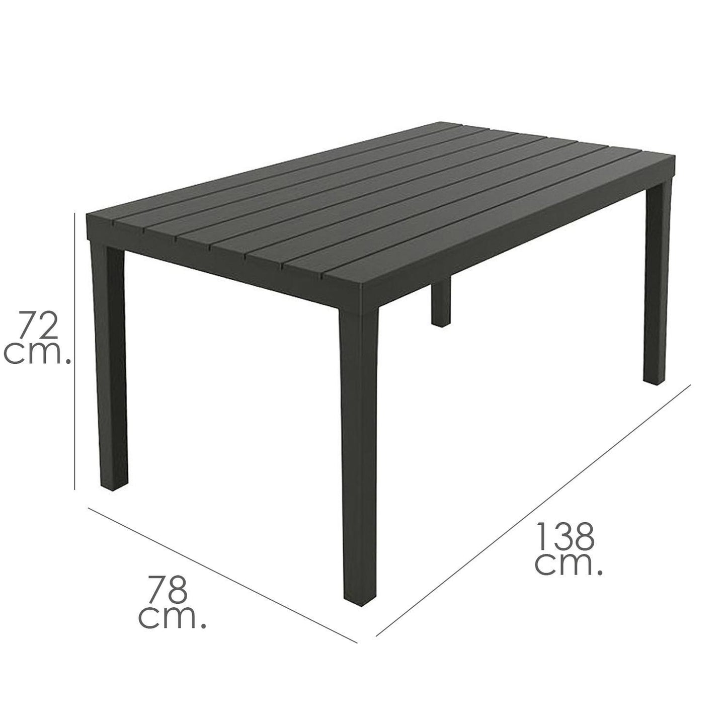 Mesa Sumatra Antracita 138x78 Cm._1