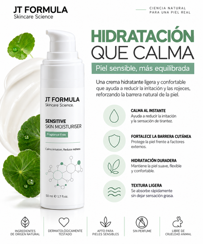 Crema Hidratante Para Piel Sensible, Sin Fragancia_2