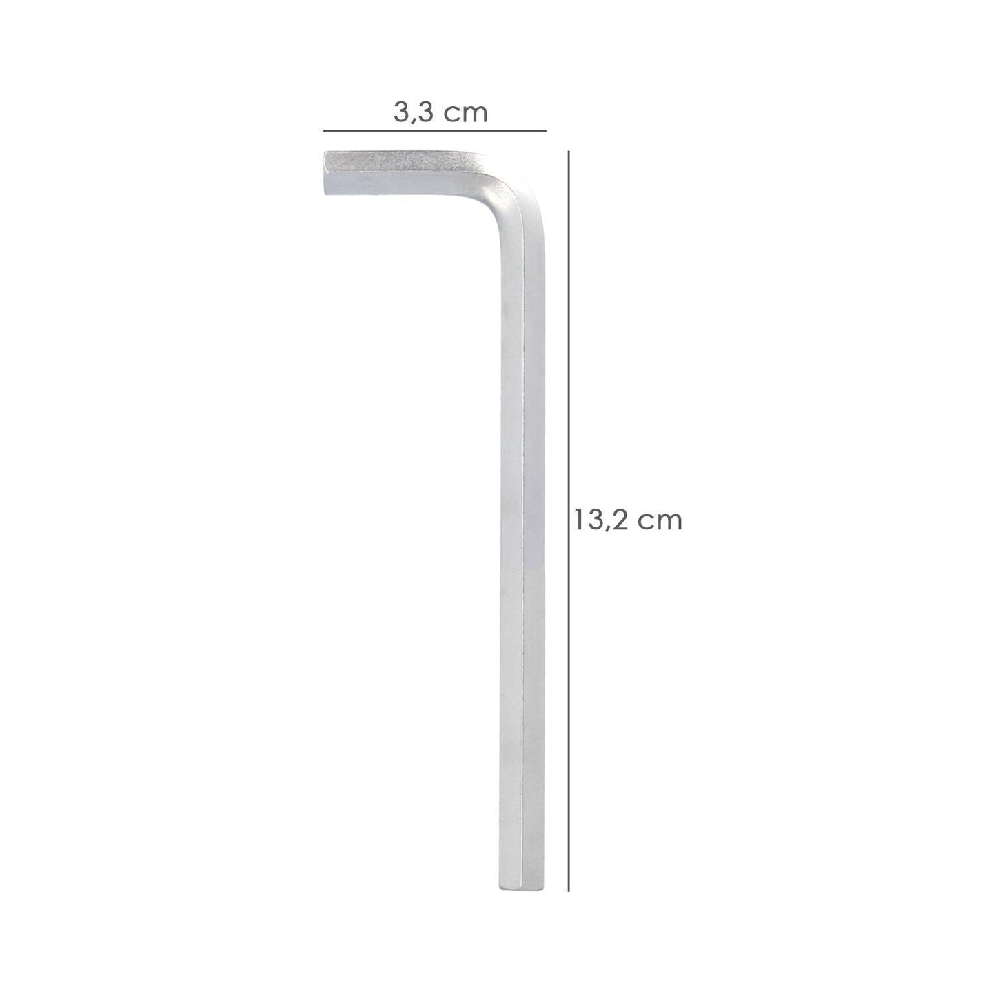 Llave Allen Larga Acero Cromo Vanadio Profesional 6,0 Mm. Llave Hexagonal, Llave Allen Taller Mecanica, Llave Allen Bricolaje