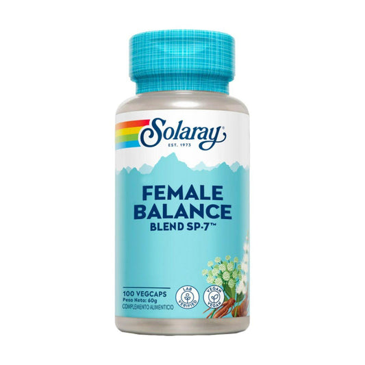 Regulador hormonal FEMALE BALANCE 100 cápsulas Solaray