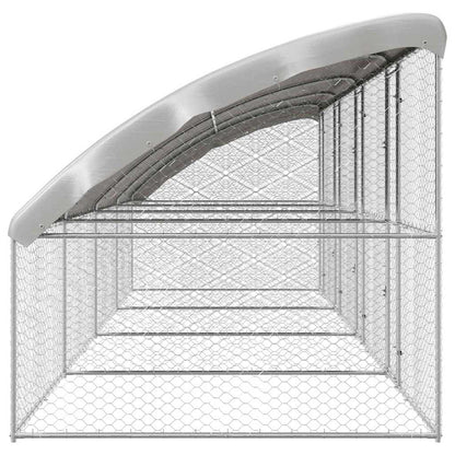 Refugio Para Perros 4 Pcs Plateado 8 X 2 X 2 M_4