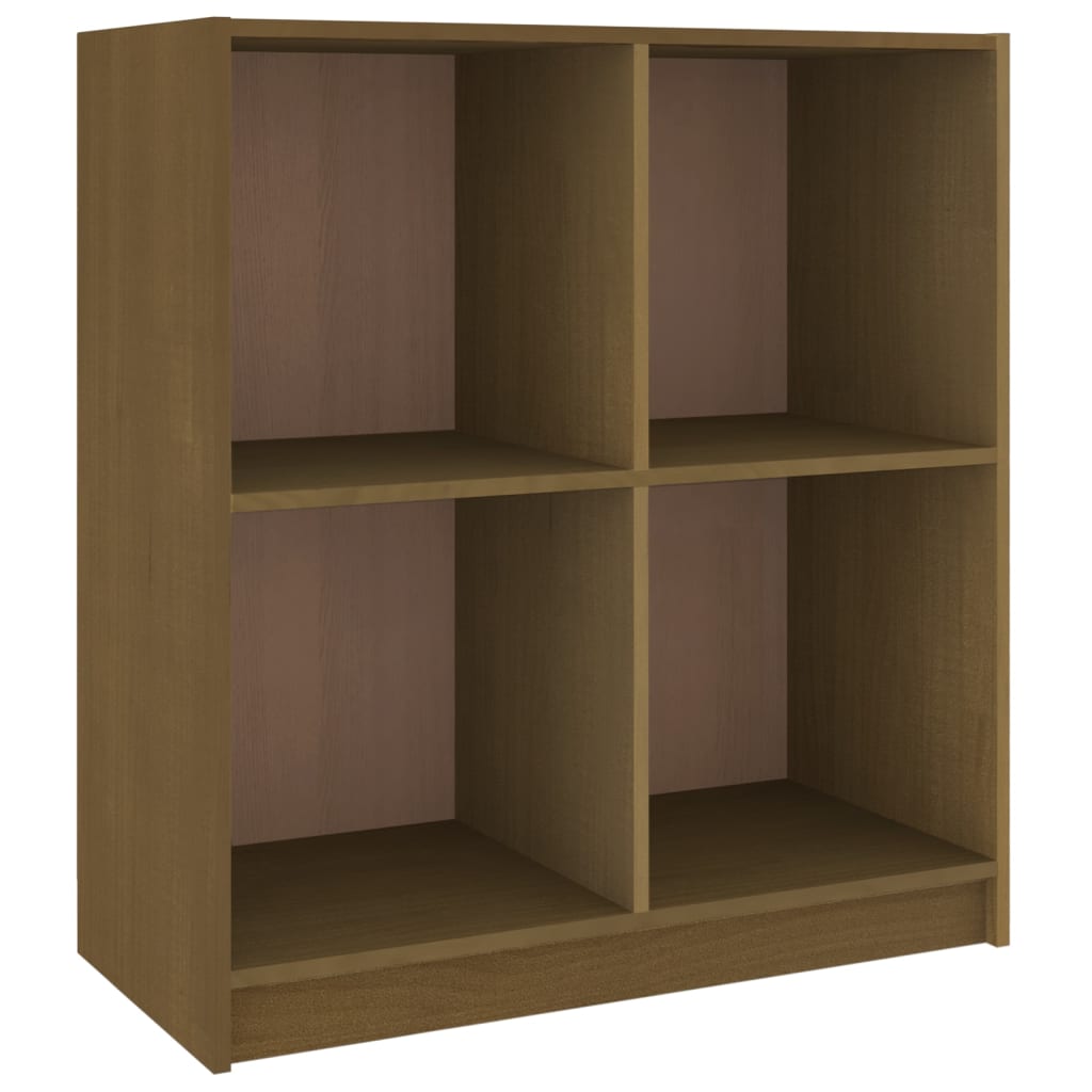 Aparador Madera Maciza De Pino Marrón Miel 70x33x76 Cm / Vetonek_1