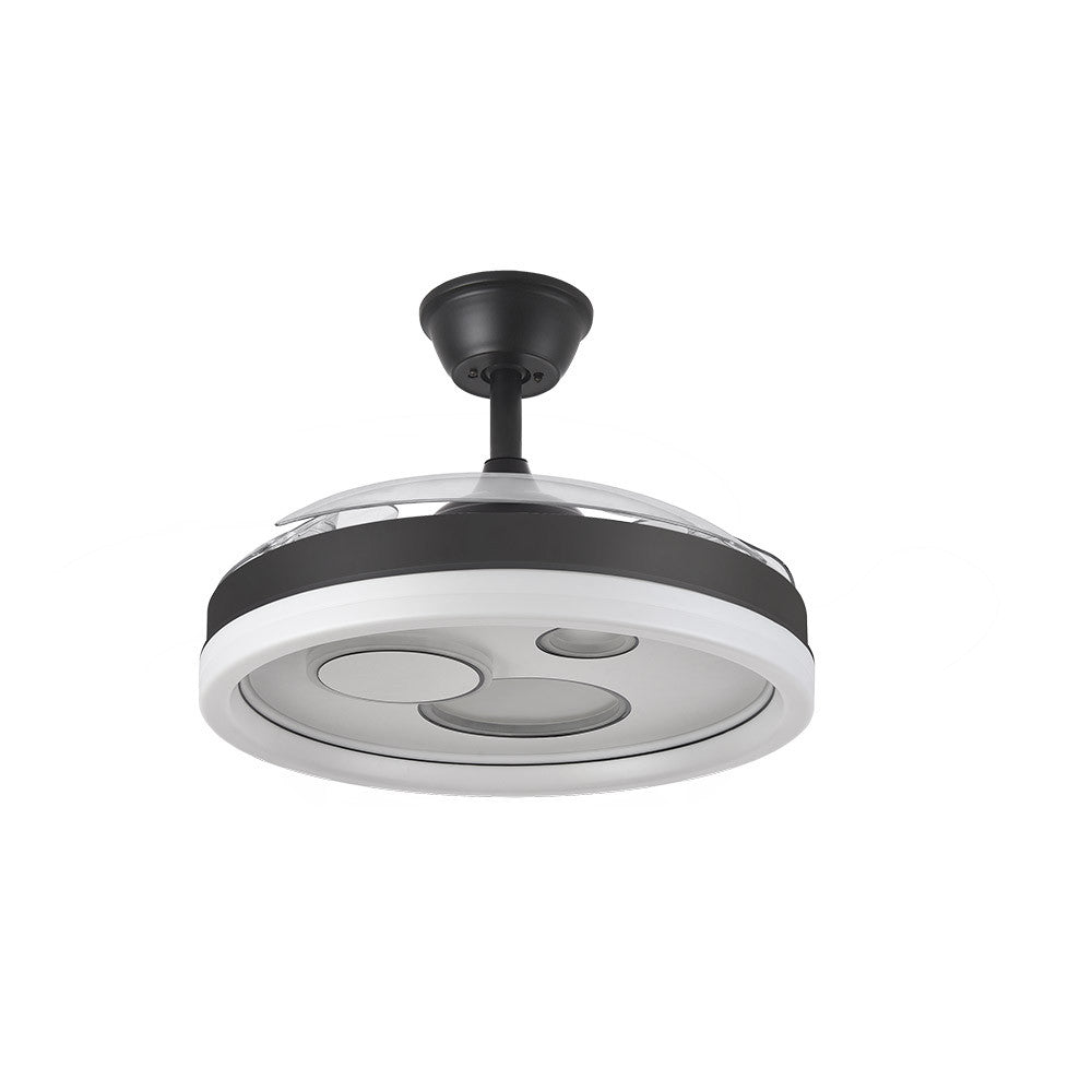 Ventilador Dc Turia 72w 6120lm Negro/blanco 3 Asp.desp. 32/47x50/110d. 3 Colores C/remoto+temporizador+memoria_1