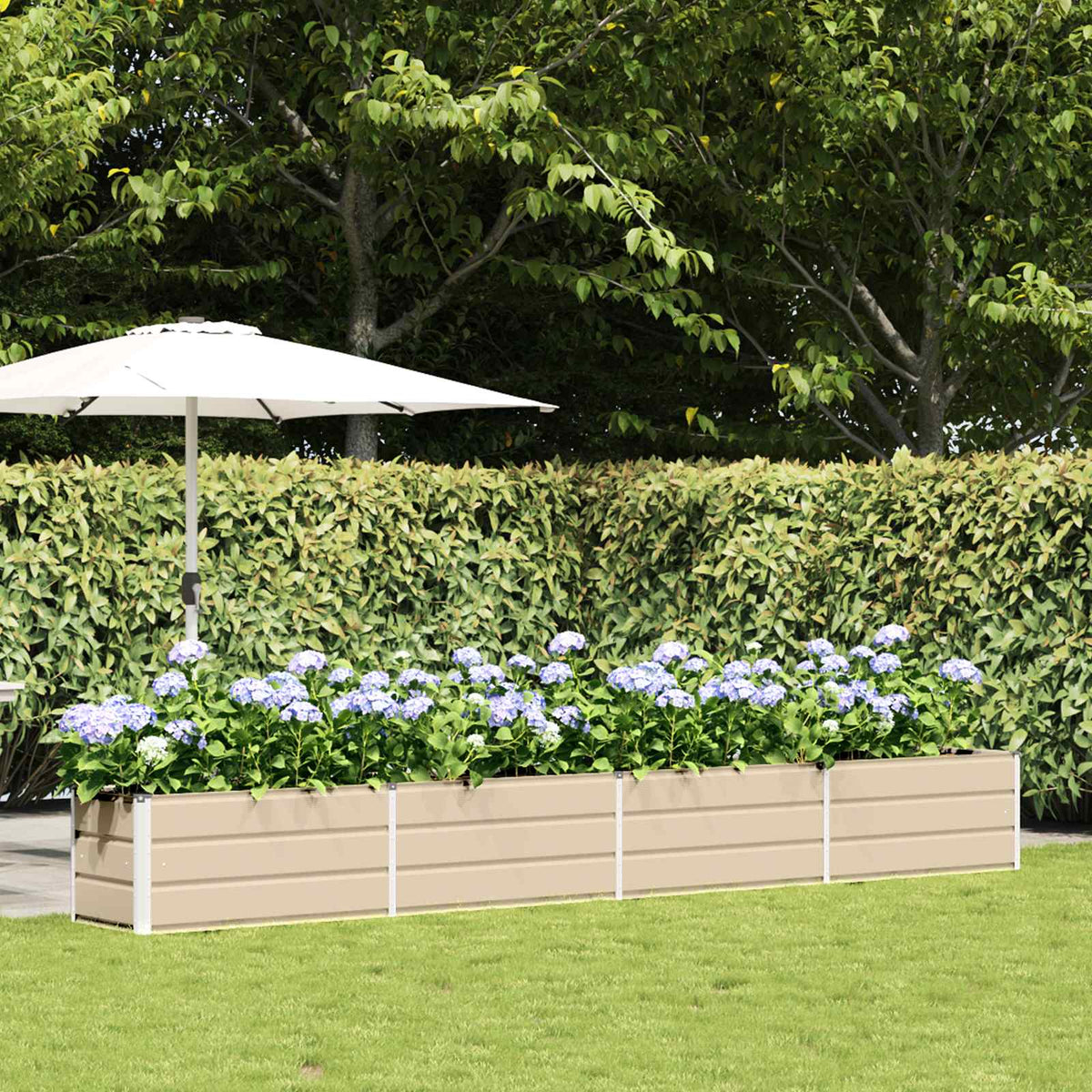 Jardinera Marfil 385 X 50 X 45 Cm Acero Galvanizado_1