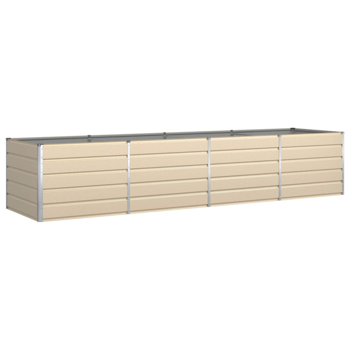 Jardinera Marfil 385 X 100 X 75 Cm Acero Galvanizado_0