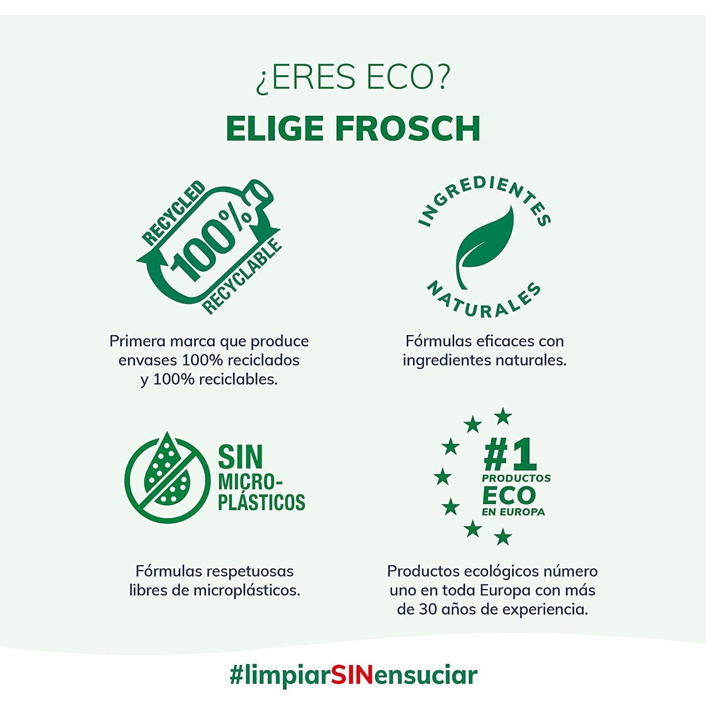 Embalagem de 8 Máquina de lavar louça Eco Frosch Limão 750 ml