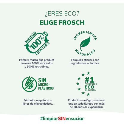 Embalagem de 8 Máquina de lavar louça Eco Frosch Limão 750 ml