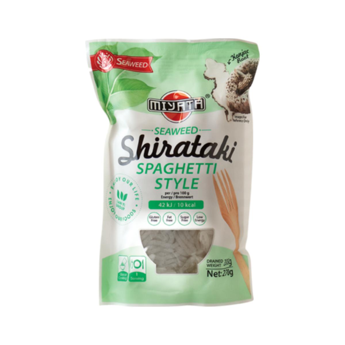 Shirataki, Espaguetis de Algas Marinas Miyata 270 g