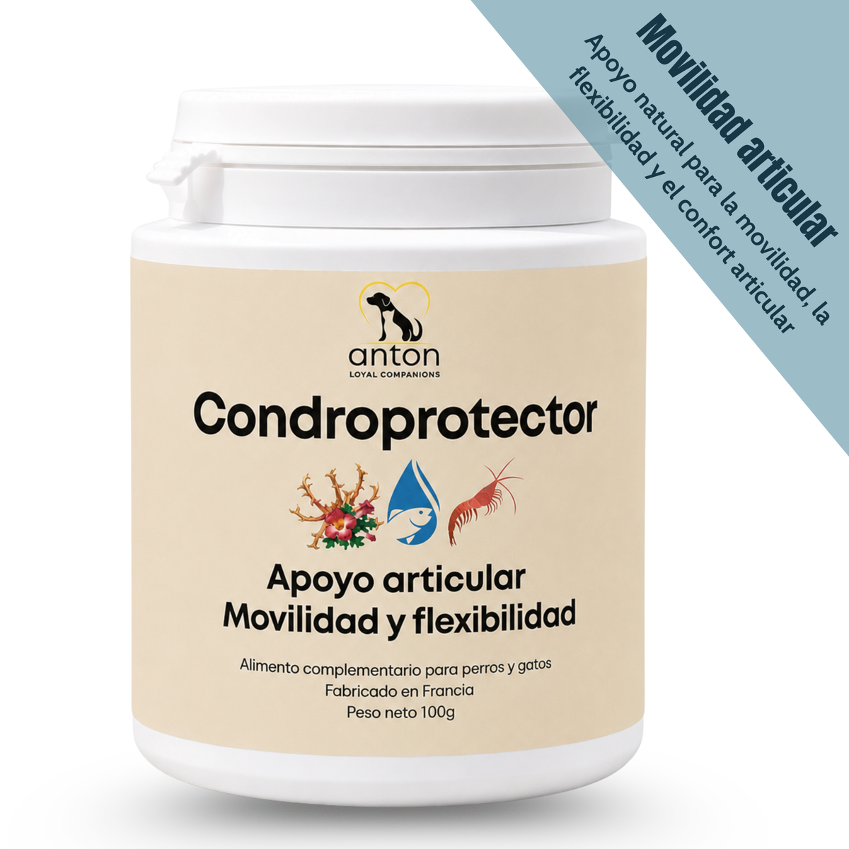 Condroprotector para perros y gatos – Movilidad y articulaciones – 100 g_1