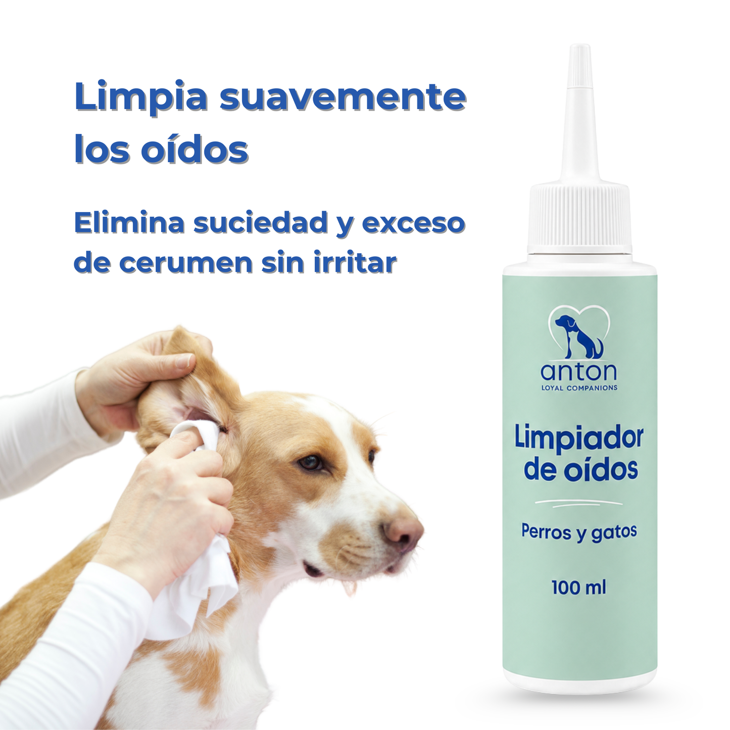Limpiador natural para la higiene de oídos de perros y gatos – 100 ml_1