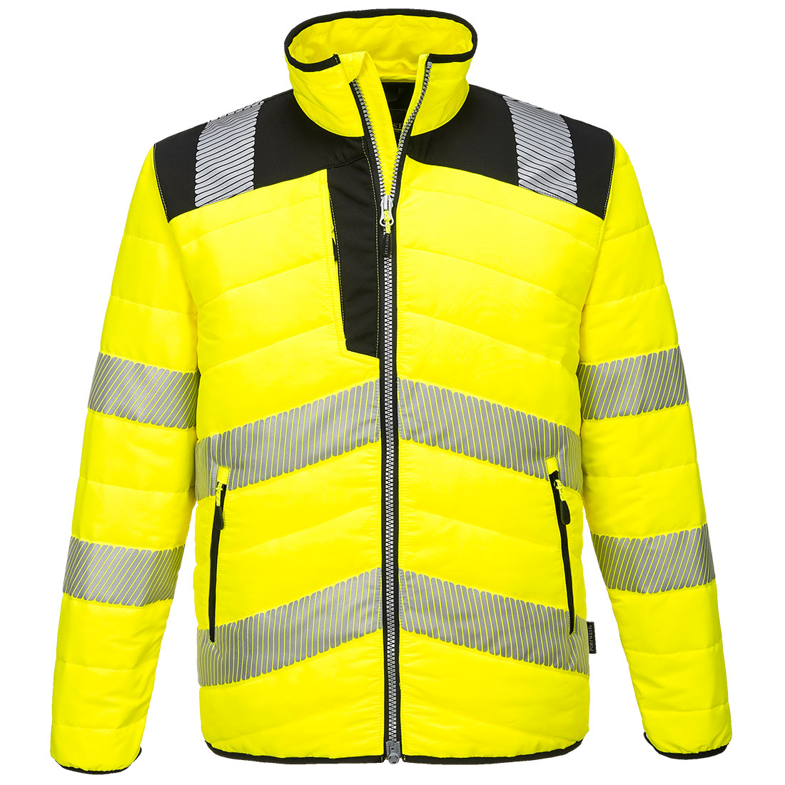 Chaquetas Baffle - Comodidad Y Seguridad / Xxl / Naranja-negro_1