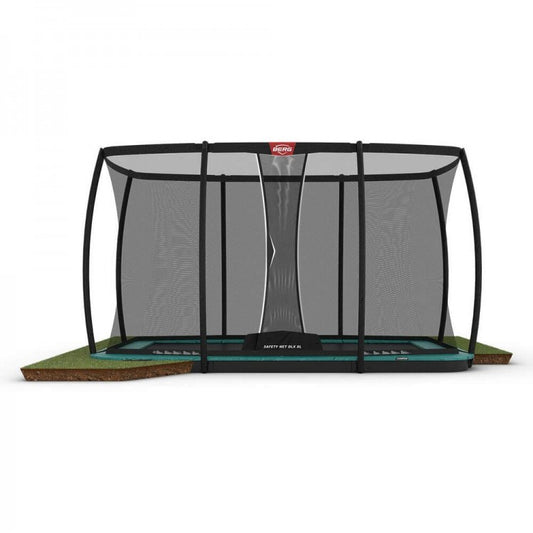 Cama Elastica Berg Flatground Ultim Champion 410 + Red Deluxe Xl Verde._0