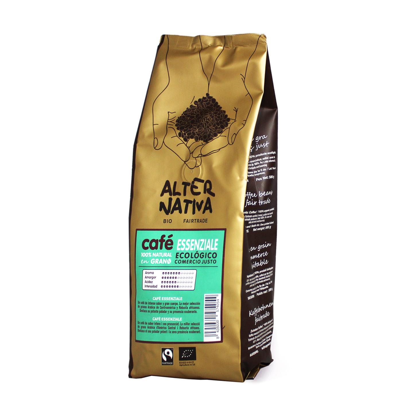 Café biológico em grão Essenziale Alternativa, 500g