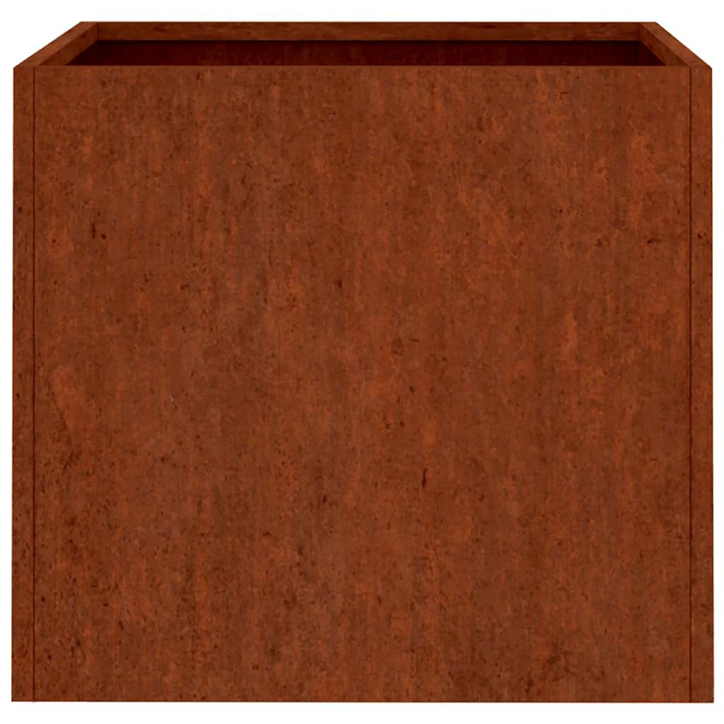 Jardinera De Acero Corten 49x47x46 Cm_5