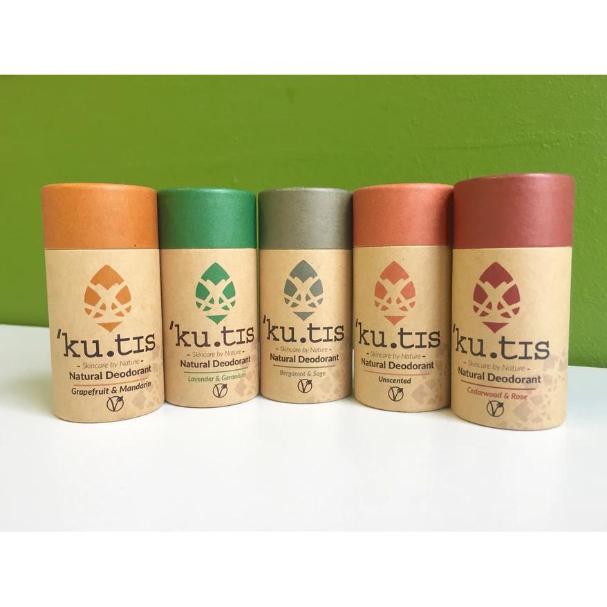 Desodorizante Ecológico Kutis Zero Waste Bergamota e Sálvia 55g