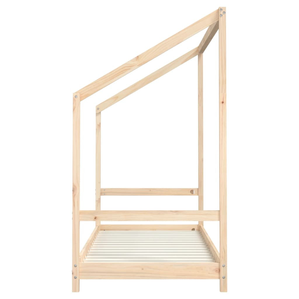 Vidaxl Estructura De Cama Infantil Madera Maciza De Pino 2x(80x200) Cm_4