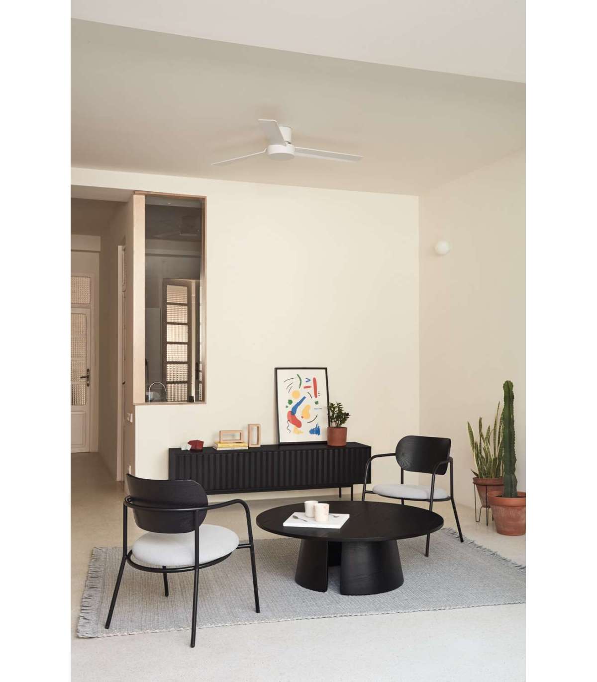 Mesa De Centro Modelo Cep Acabado Negro, 110cm(ancho) 36.5cm(alto) 110cm (largo)_1