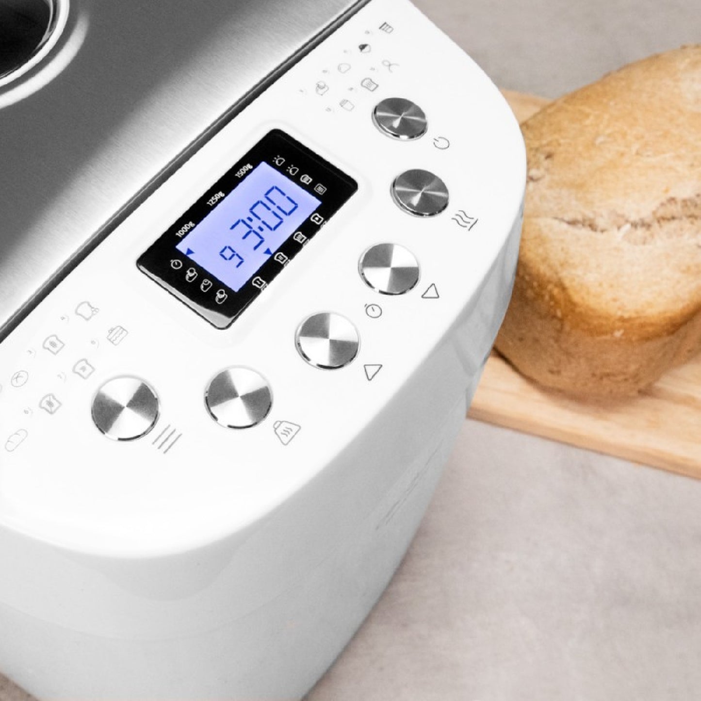 Panificadora Bread&co 1500 Perfectcook. 850 W, 1,5 Kg, 15 Programas, 15 Horas Programables, 2 Resistencias, Cubeta Apta Para Lavavajillas, Recetario_4