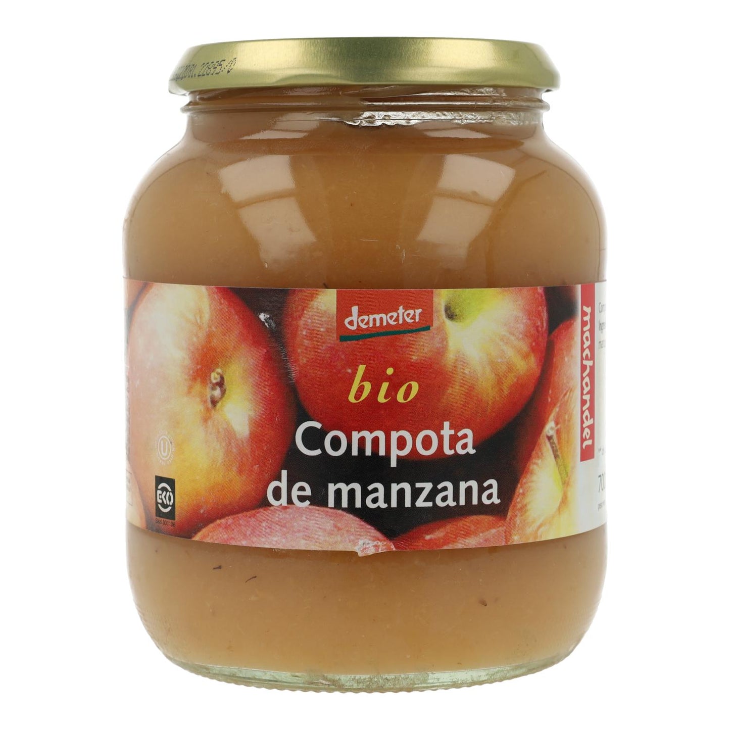 Compota de Maçã Biológica Machandel 700 g
