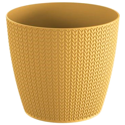 Maceta Wheaty 9l., Dimensiones (mm) 258x258x229, Color Mostaza_0