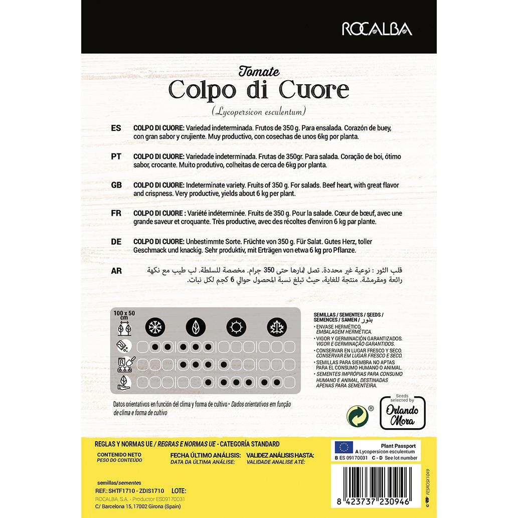 Coleção Colpo di Cuore de Sementes de Tomate