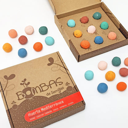 Bombas de sementes para jardim mediterrânico