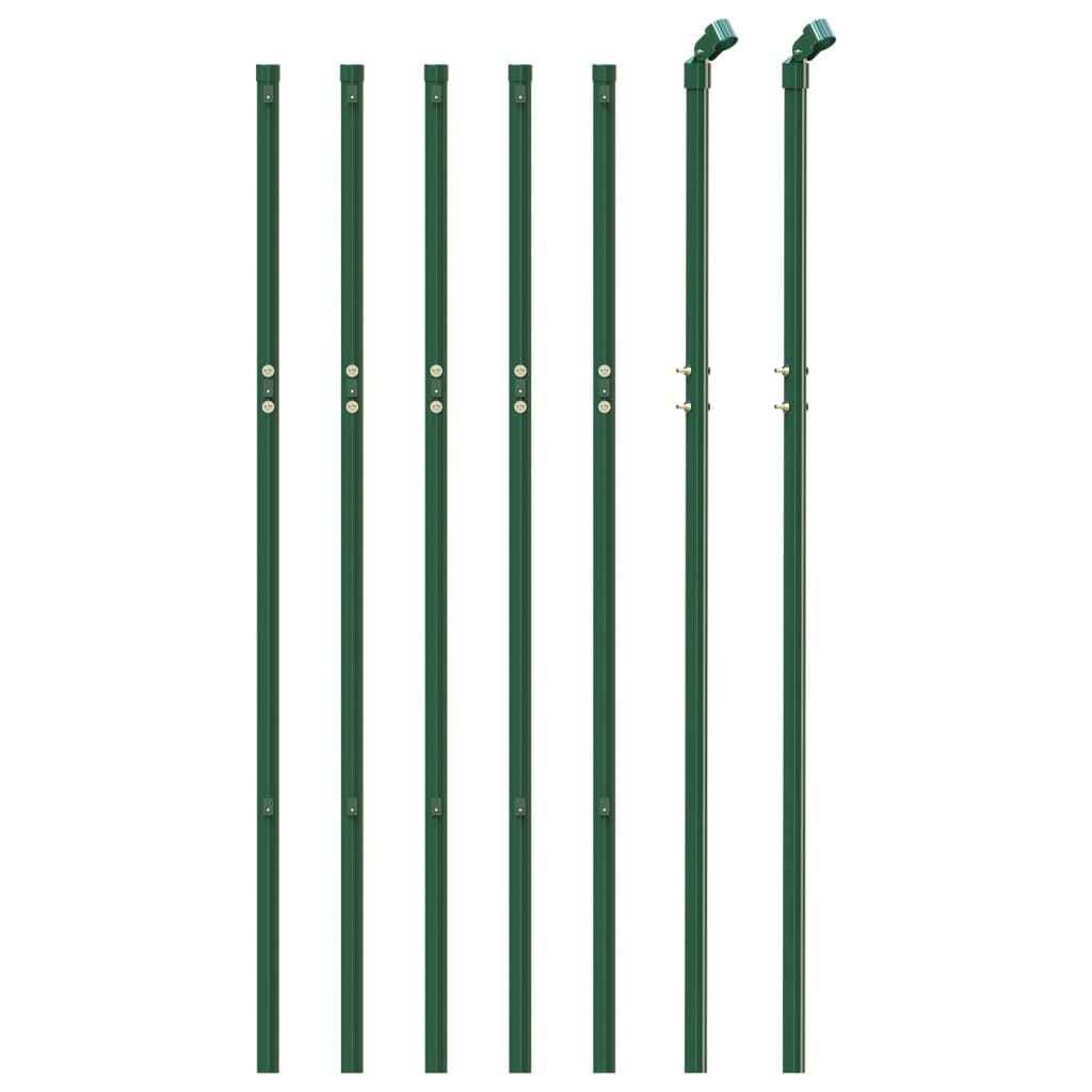 Cerca De Alambre De Acero Galvanizado Verde 1x10 M / Vetonek_0