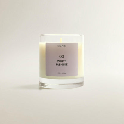 Vela Aromática 300gr Jazmín Blanco Scalpers_2