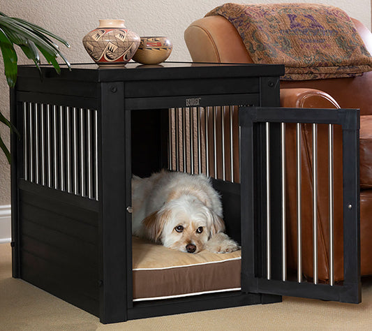 Jaula Para Perros Confort Modelo Arkansas - Perrera De Interior - Cuatro Colores Y Tres Tamaños A Elegir - Negro_0
