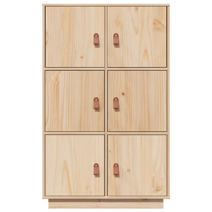 Aparador De Madera Maciza De Pino 67x40x108,5 Cm / Vetonek_3