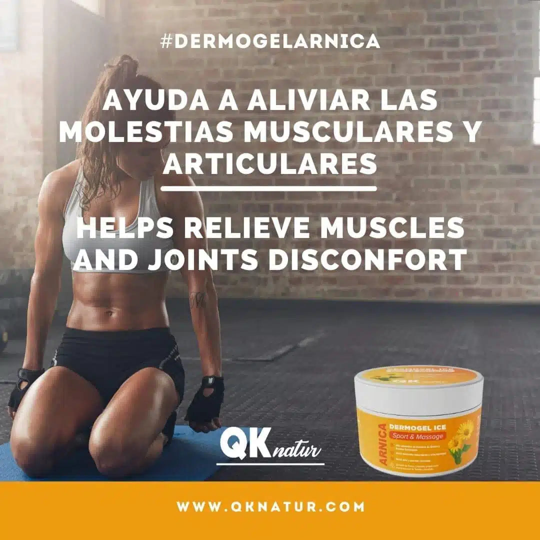 Qknatur Gel Crema Árnica Montana 300 ml - Efecto Frío, Para Masajes Musculares - Con Extracto De Árnica y Caléndula_2